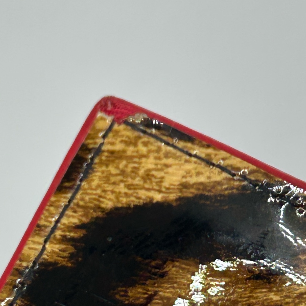 Christian Louboutin Leopard Studded Card Holder - Picture 11 of 13